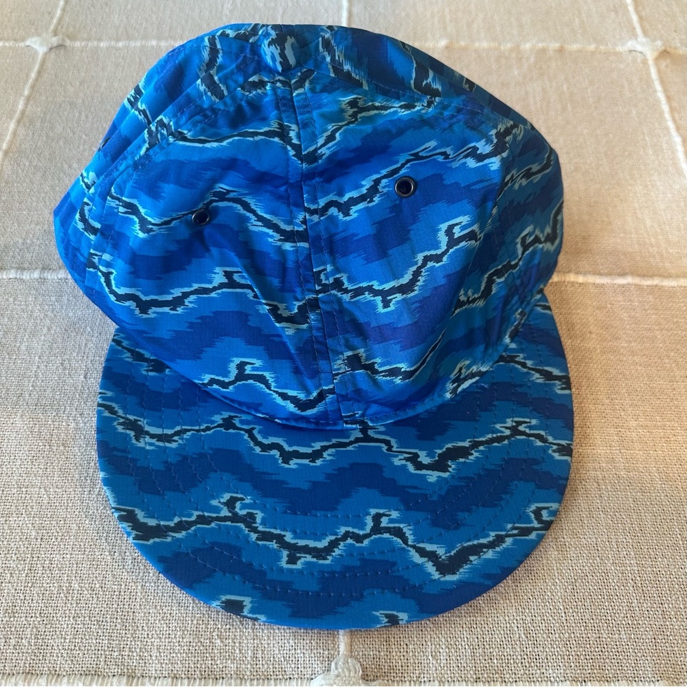 NWT Marc by Marc Jacobs | Blue Retro Style Printed Baseball Cap Hat $98